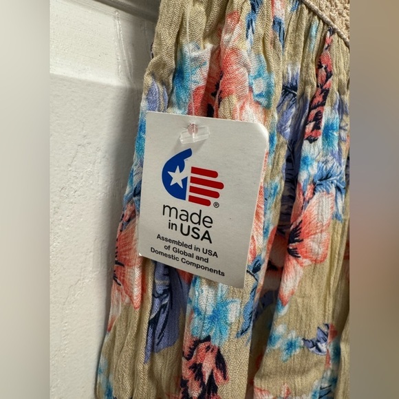 LIVING DOLL|mini boho festival flower lightweight flowy summer skirt|Size XL NWT - Picture 5 of 8